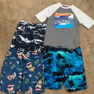 Swim bundle: boys size 6/7
